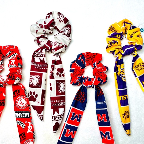 Mississippi State Scrunchie with Tail - Picture 3 of 5